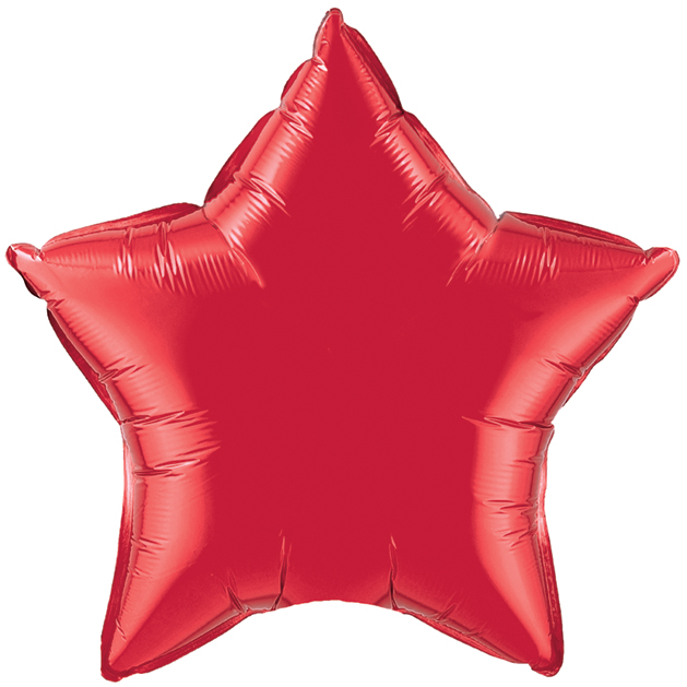 36" Ruby Red Star